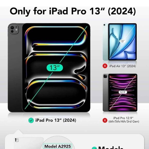 iPad Pro 13 Inch magnetic Case M4 (2024) - Picture 2 of 4